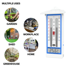 Brannan digital display highlights temperature trends for quick checks.