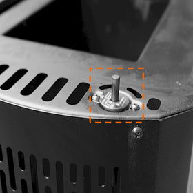 Brati hopper lid switch demonstrates safety sensor in use