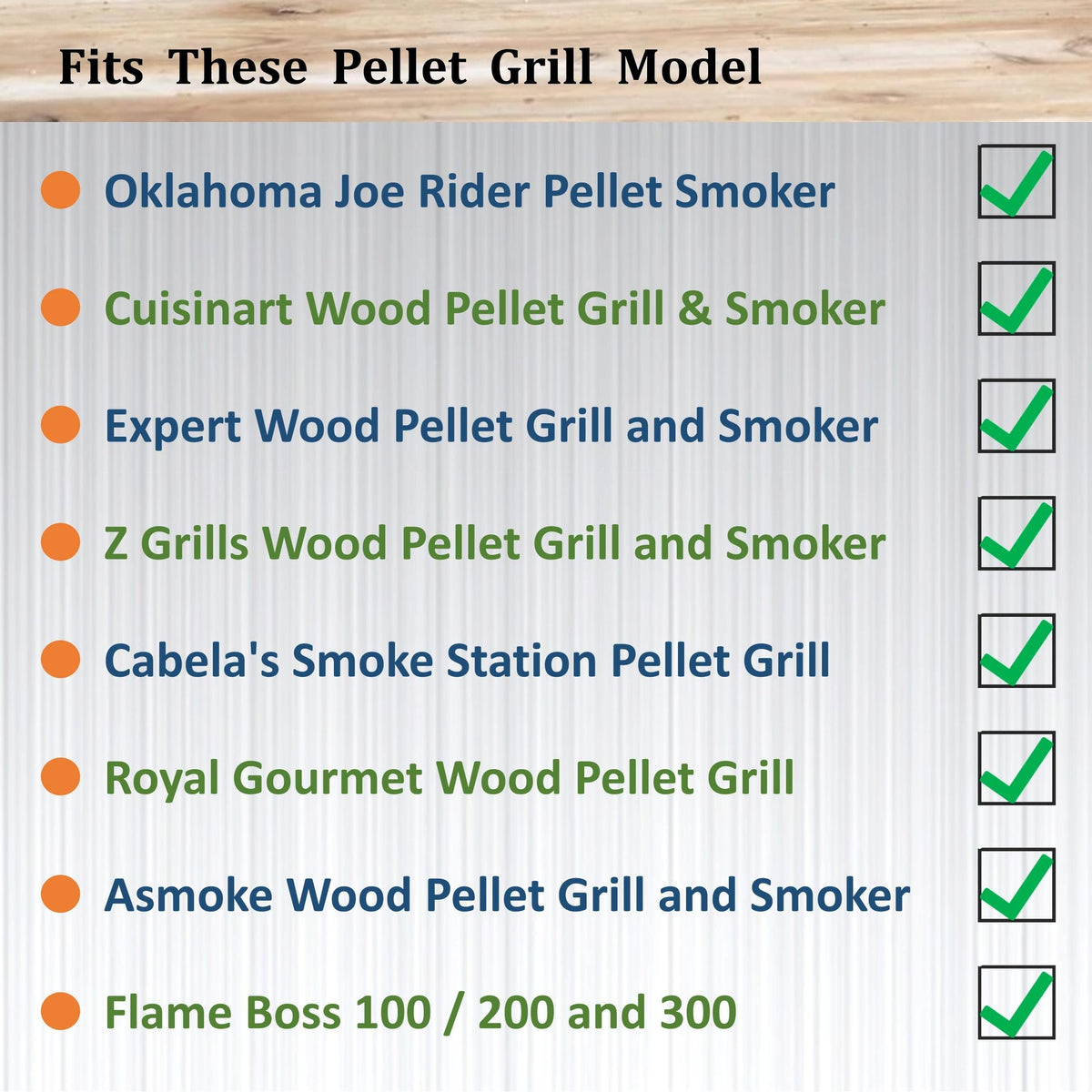 Compatibility with Louisiana Grills, Cuisinart, and other pellet grills
