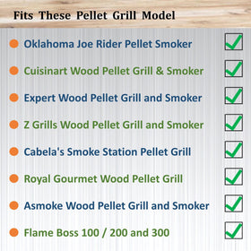 Compatibility with Louisiana Grills, Cuisinart, and other pellet grills