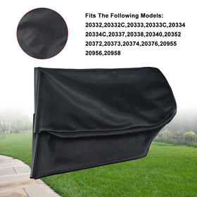 Braveboy bag assembly shown without grass catcher frame for flexibility