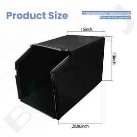 Braveboy 970834002 plastic base plate provides sturdy support.