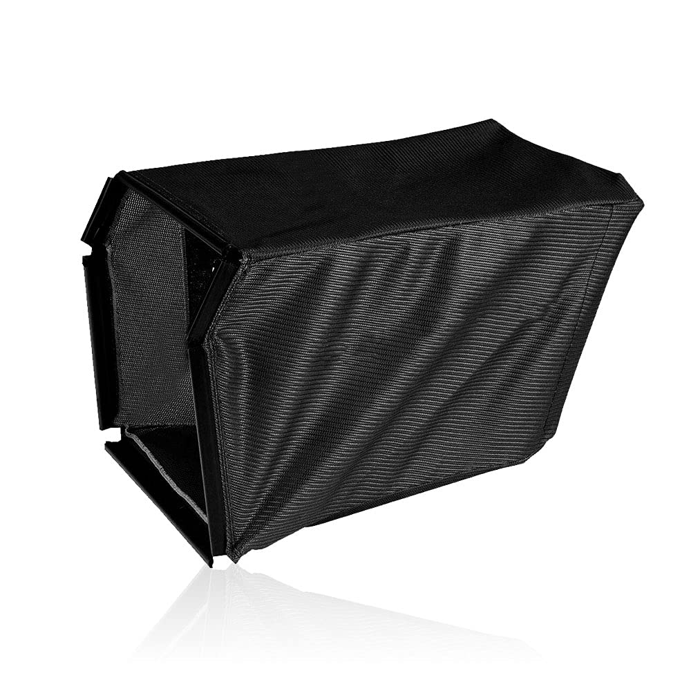 Braveboy grass bag close-up, durable construction for HRR mower compatibility.