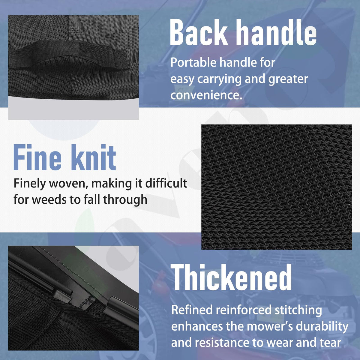 Braveboy grass bag no frame included for quick replacement