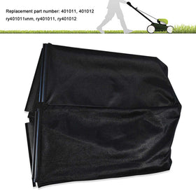 Braveboy grass catcher mower bag material close-up highlighting wear-resistant fabric