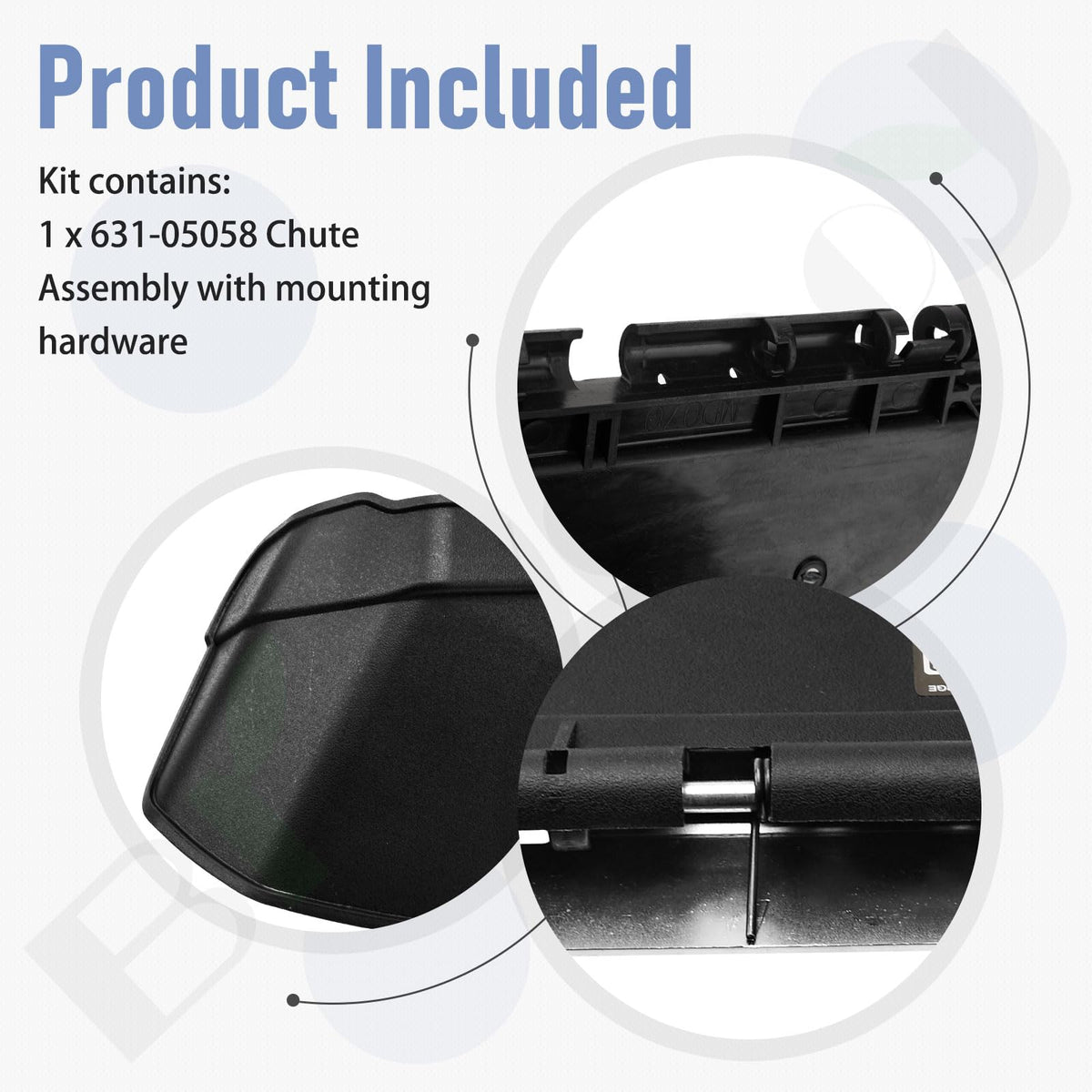 Braveboy mounting hardware 631-05058 enables secure installation.