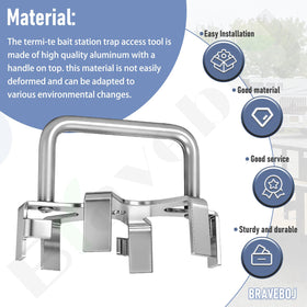 Braveboy bait station tool built for outdoor use and durable performance