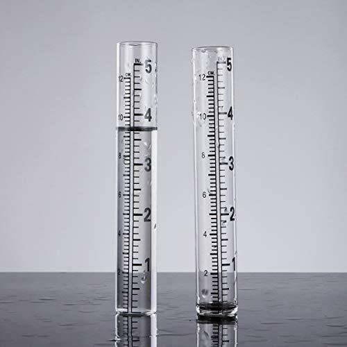 BRAVECOW flat-bottom glass tube ensures stable garden placement.