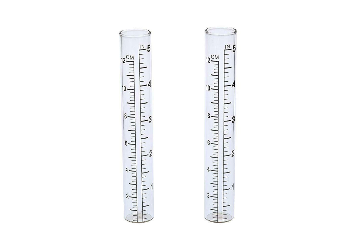 BRAVECOW two-pieces rain gauge tubes enable easy replacement on stakes.