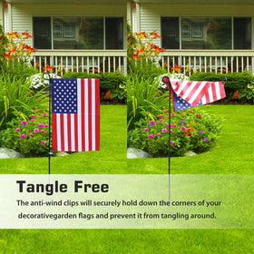 BRAVECOW weatherproof materials resist sun and rain for year-round flag display