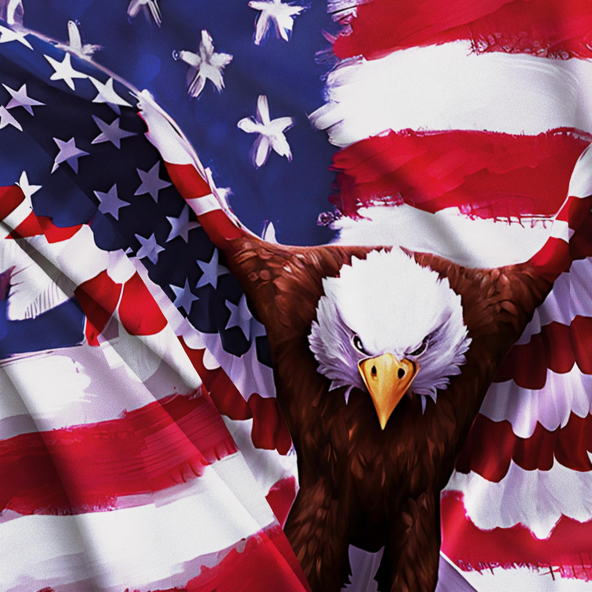 BRAVITA Eagle Flag ideal for 4th of July and Memorial Day decor