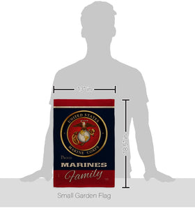 Breeze Decor USMC Semper Fi garden flag shows patriotic pride for outdoor spaces.