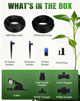 Breeze Touch misting sprayers for cooling and light irrigation