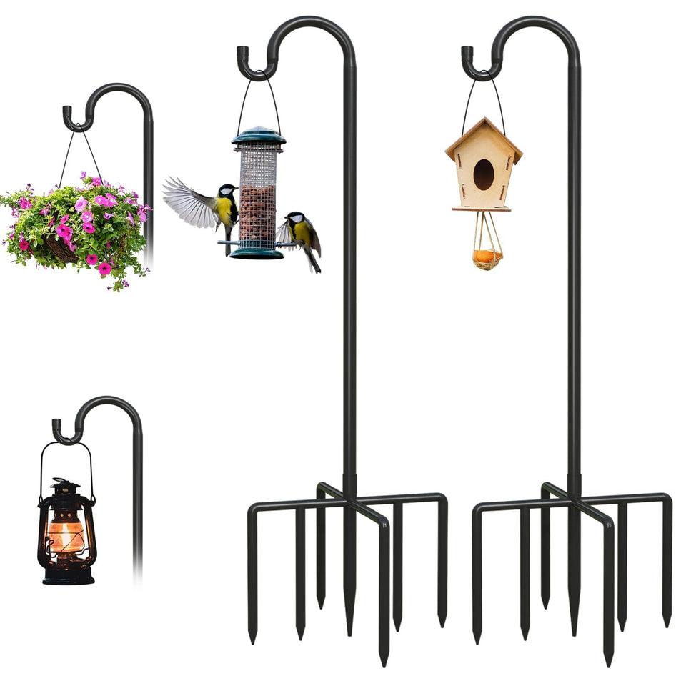 Breeze Touch 62inch adjustable shepherd hook ready for flowers and lanterns