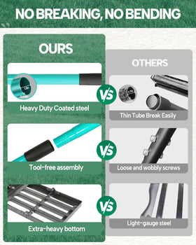 Breeze Touch heavy-duty anti-rust steel construction for outdoor durability