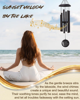 BreezeGlam aluminum tubes tuned to C Major deliver balanced harmony.