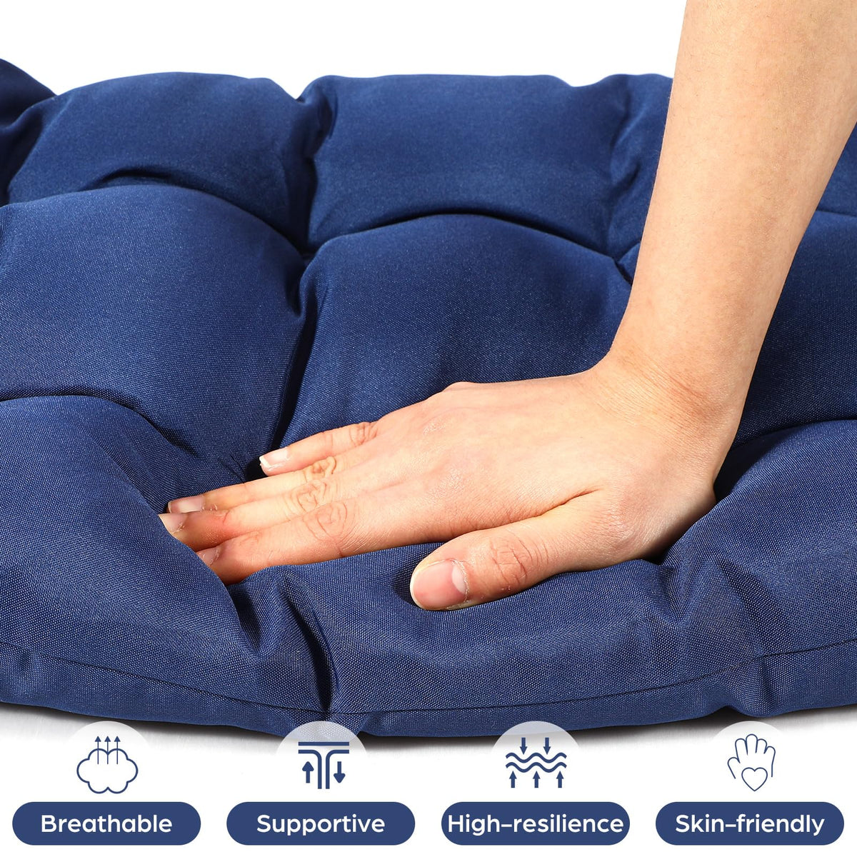 BreezeHug waterproof Oxford fabric keeps cushions dry after light rain exposure.