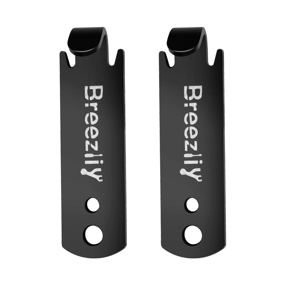 Breezliy fence wire twister on a T-post clip for quick, secure twists.