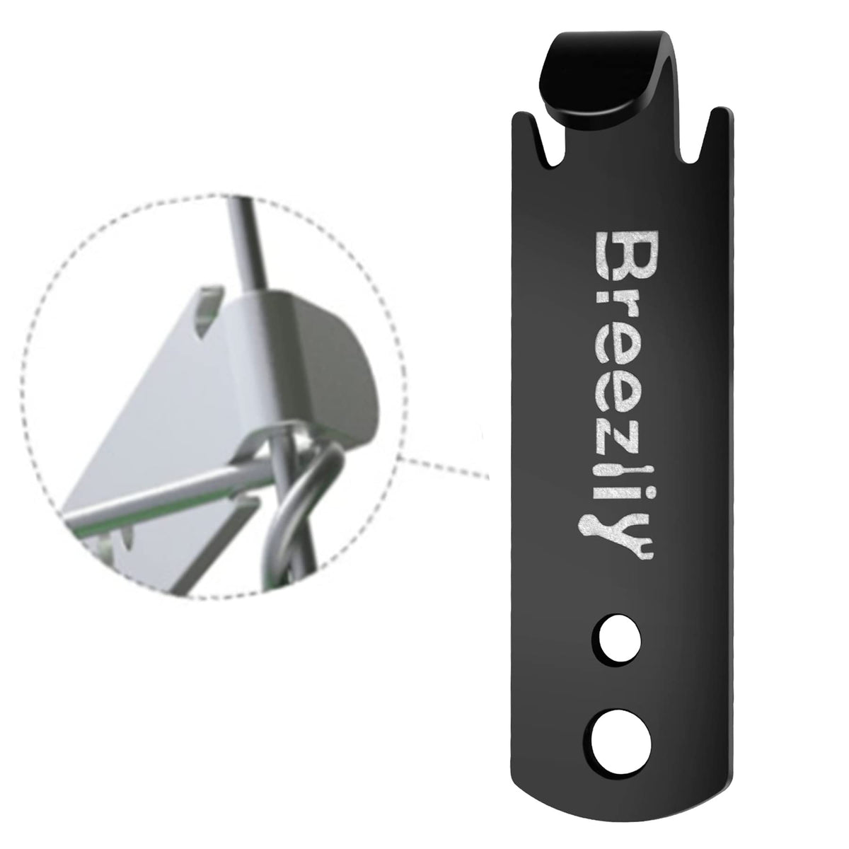 Breezliy galvanized fence tool two-pack ready for barbed wire winding.