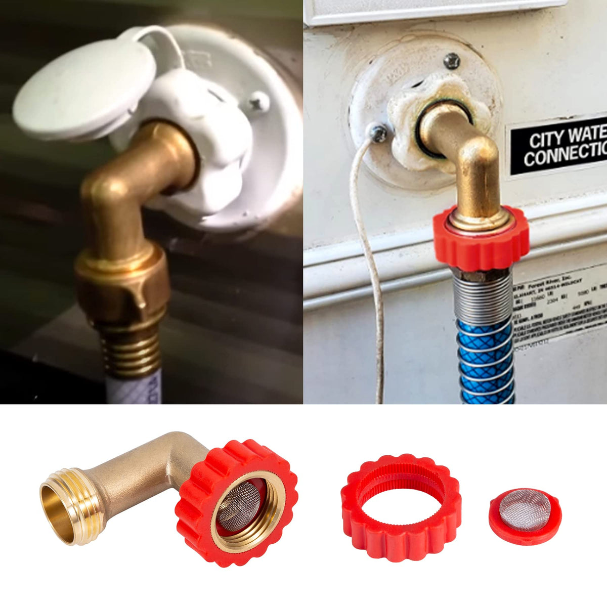 Breezliy hose strainer mesh filters out debris for smoother operation