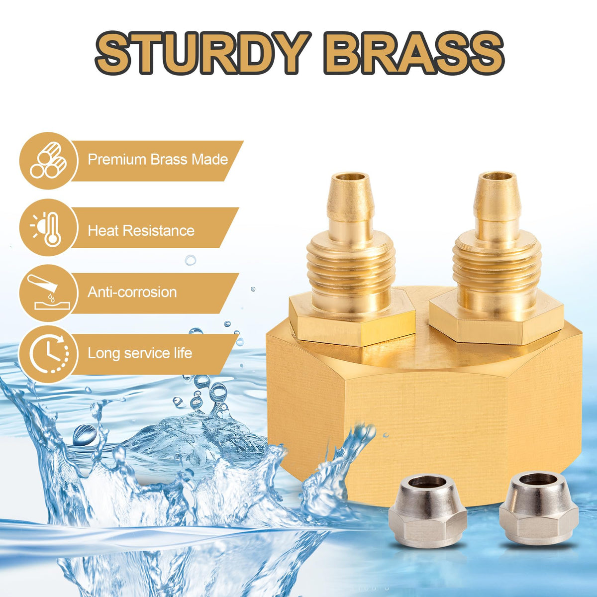 Breezliy lock cap detail helps prevent shedding and leaks during use.