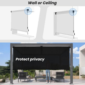 Breezombra brackets minimize sway during use