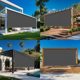 Breezombra patio setup shows comfortable shade for gatherings.