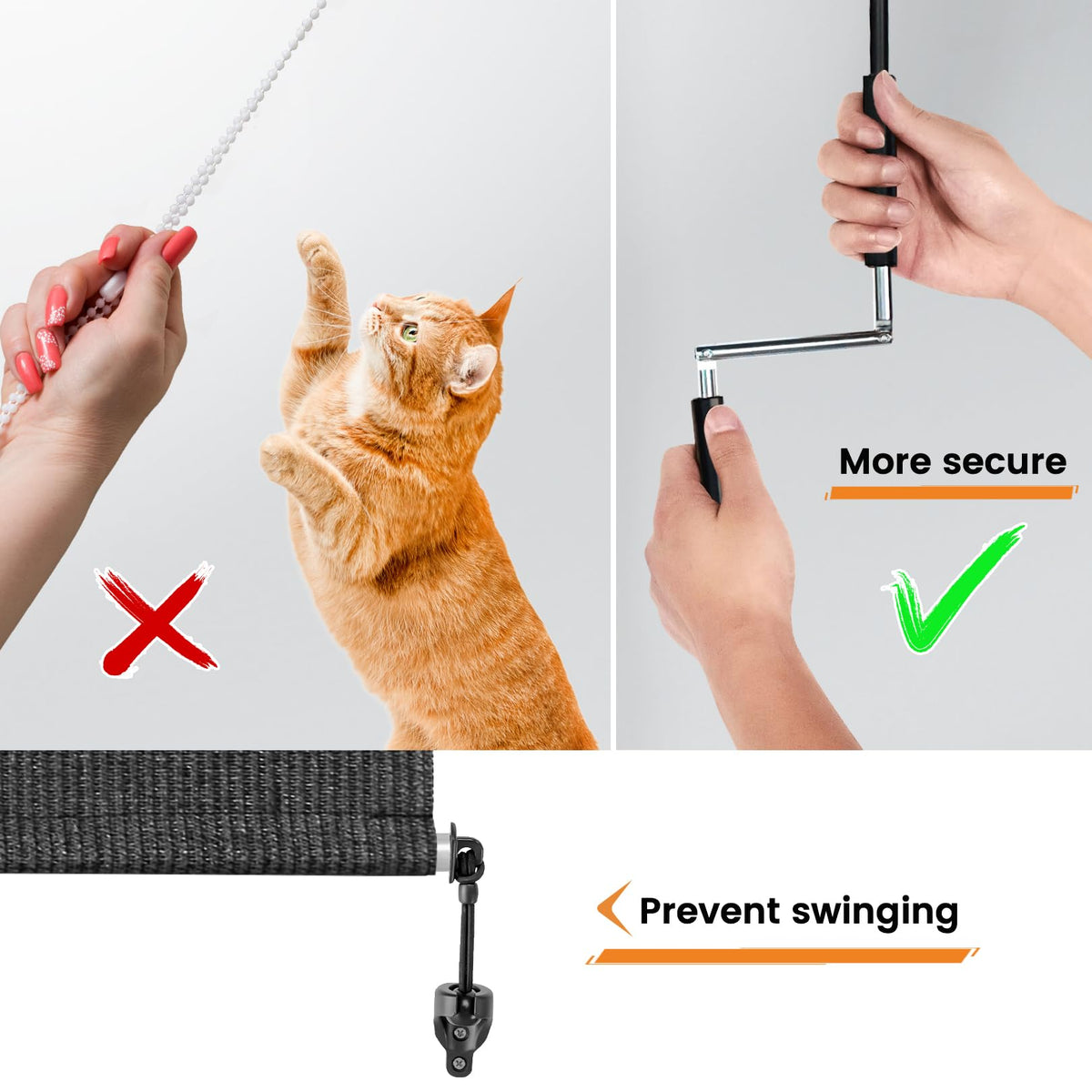 Breezombra UV-blocking fabric reduces glare during sunny day.