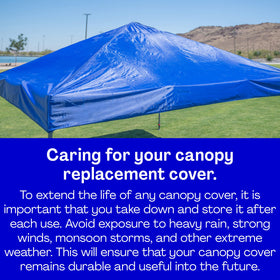 Breezy and Company canopy top corner Velcro straps improve stability.