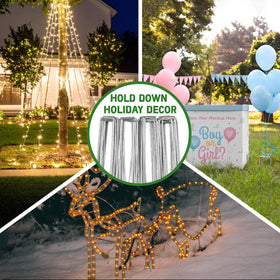 Breezz garden staples easy-installation-ends reduce effort during setup