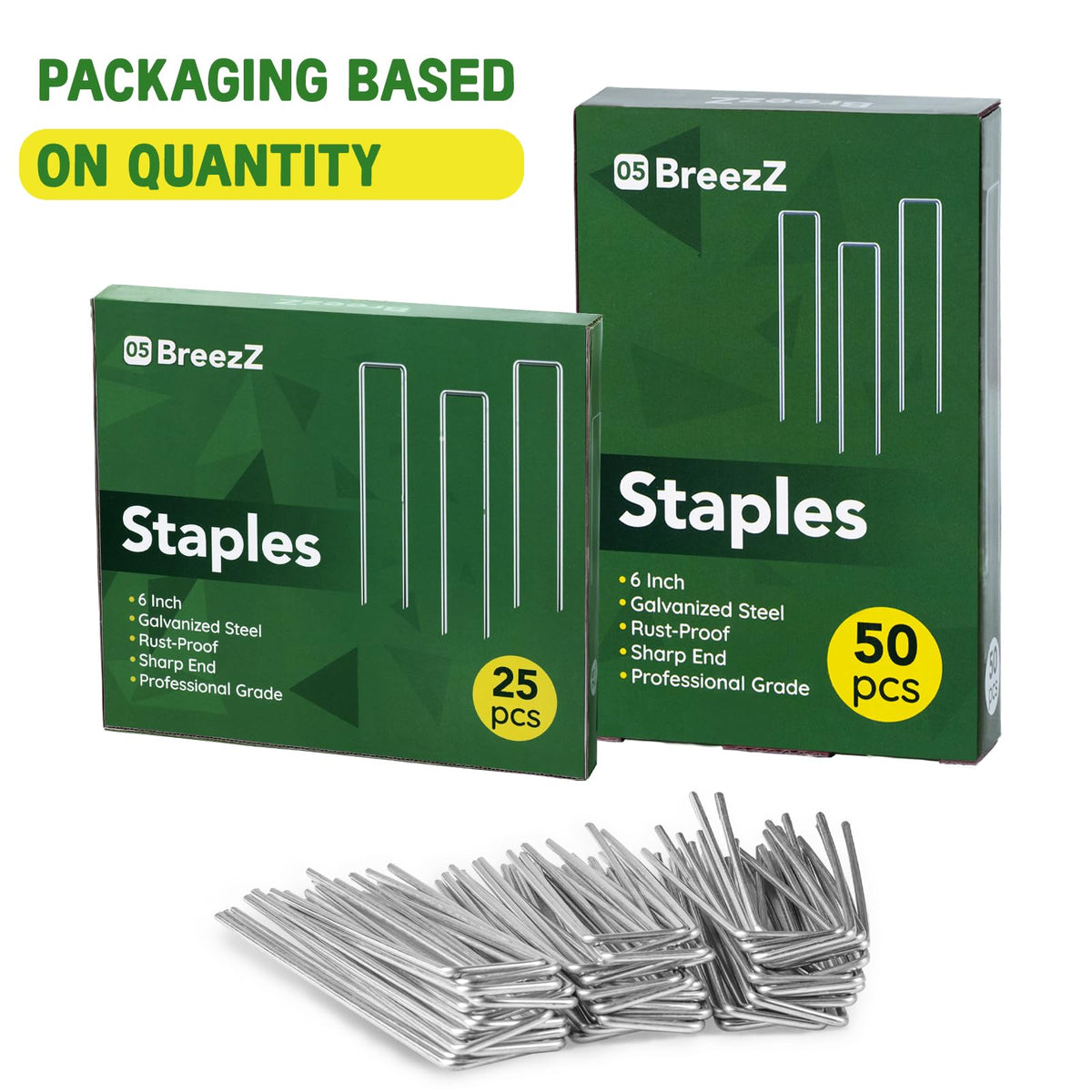 Breezz garden staples irrigation-tubing anchors keep drip lines in place