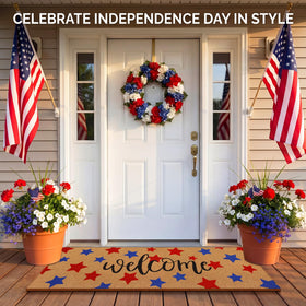 Breling non-slip doormat helps prevent slips during busy entrances