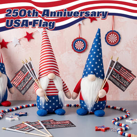Breling patriotic decor for parades and celebrations.