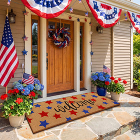 Breling patriotic gift mat suits new homeowners and festive occasions