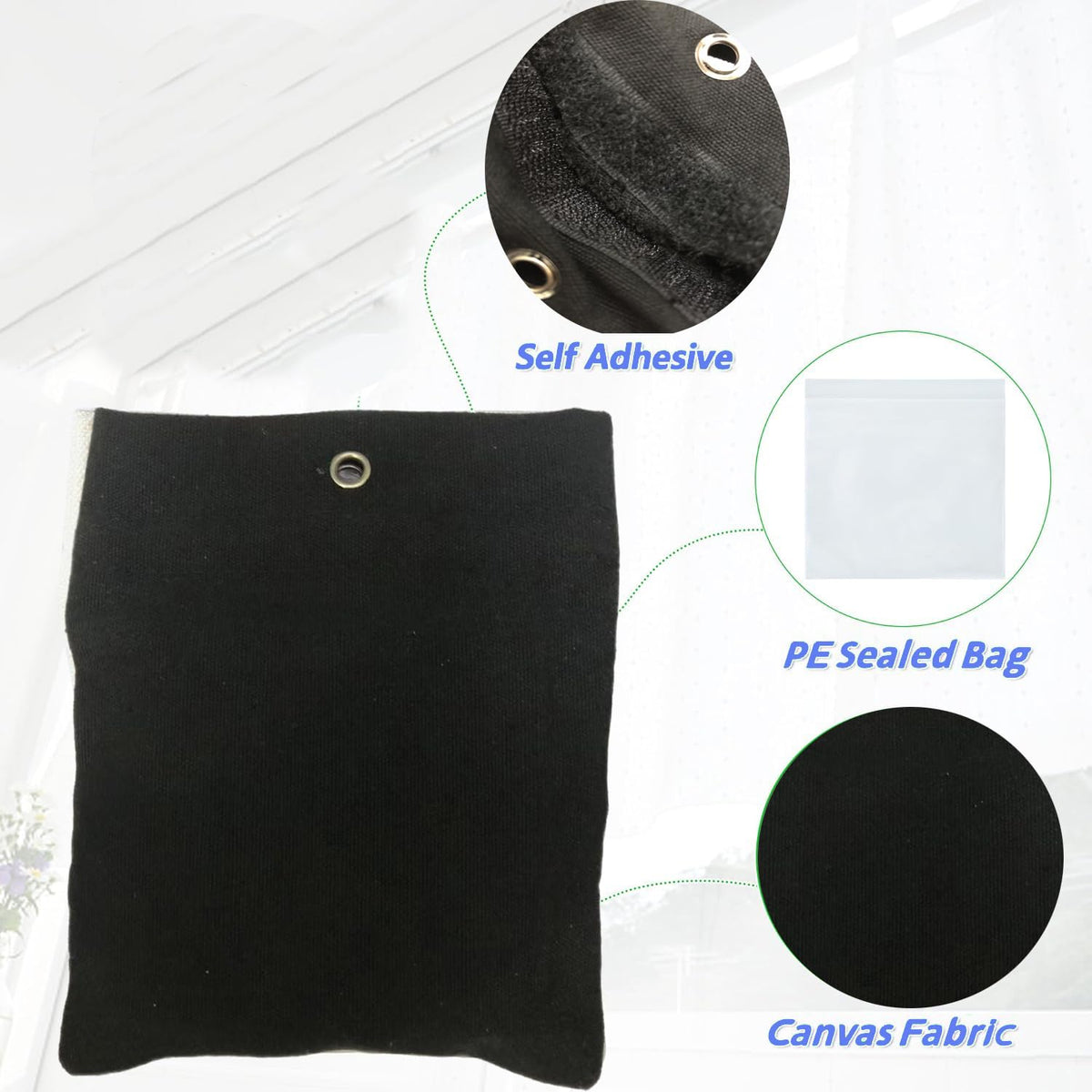 Bresanon canvas weight bags resist outdoor wear and are easy to fill.