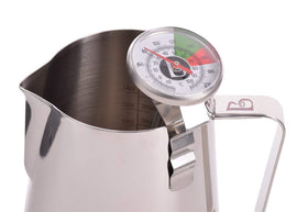 Brewista Short Frothing Thermometer dial: fast readings for consistent microfoam.