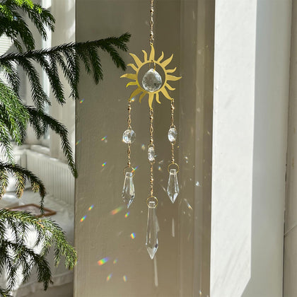 Brezalysia Crystal Suncatcher Sun rays energize your window with sparkling light.