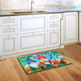 Briarwood Lane Gnome Sweet Gnome doormat outdoor-ready with non-skid backing for safe entry.