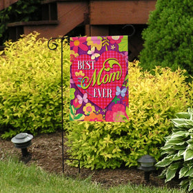 Briarwood Lane outdoor flag burlap texture close-up highlights premium craft and weather-ready fabric.