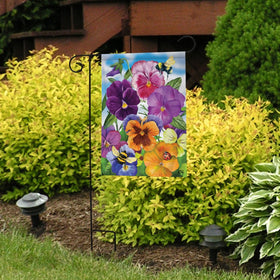 Briarwood Lane flag artwork detail highlights bright fade-resistant print.