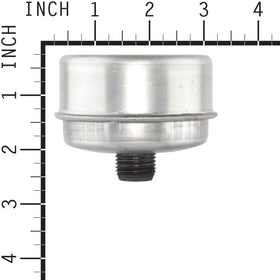 Briggs & Stratton 394569S Lo-Tone muffler side angle shows compact, durable design.