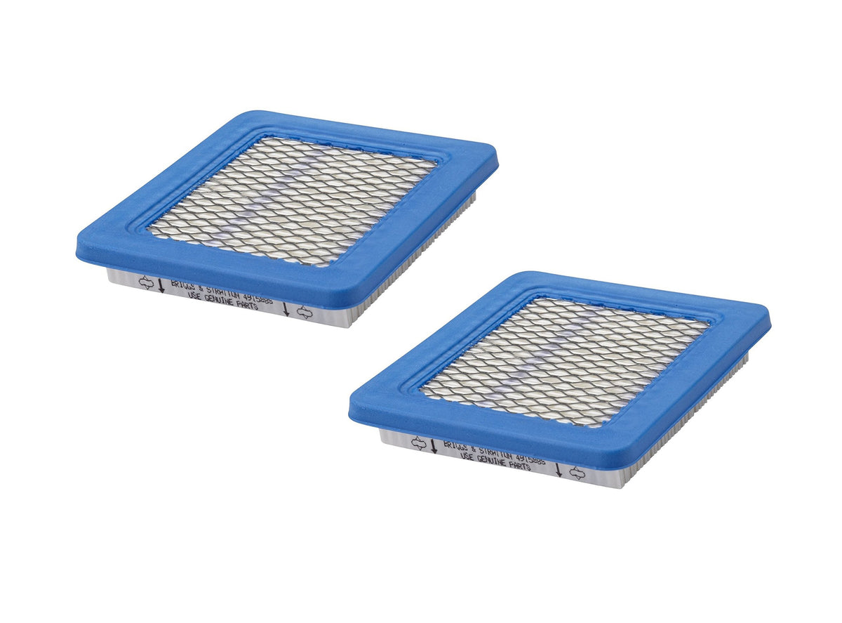 Briggs & Stratton 491588S flat air filter cartridge for OEM replacement, keeps engine intake clean