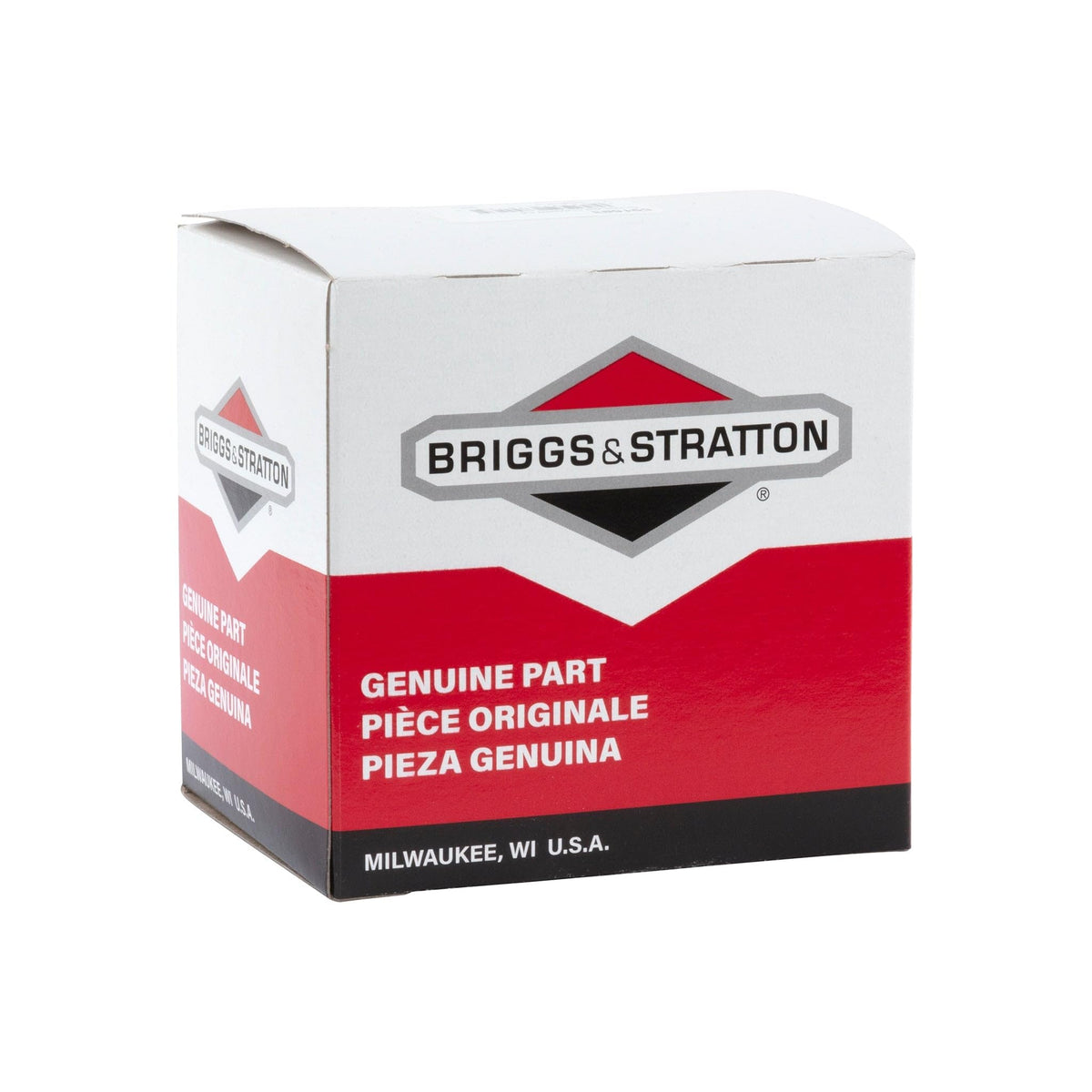 Briggs and Stratton 591583 air filter back-view shows OEM design for simple maintenance.