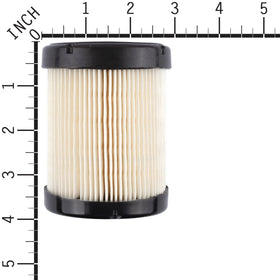 Briggs and Stratton 591583 air filter side view demonstrates compact OEM-fit design.
