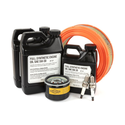 Briggs & Stratton maintenance kit packaging highlights OEM components for reliable engine upkeep
