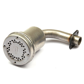Briggs & Stratton 693593 muffler close-up shows durable construction