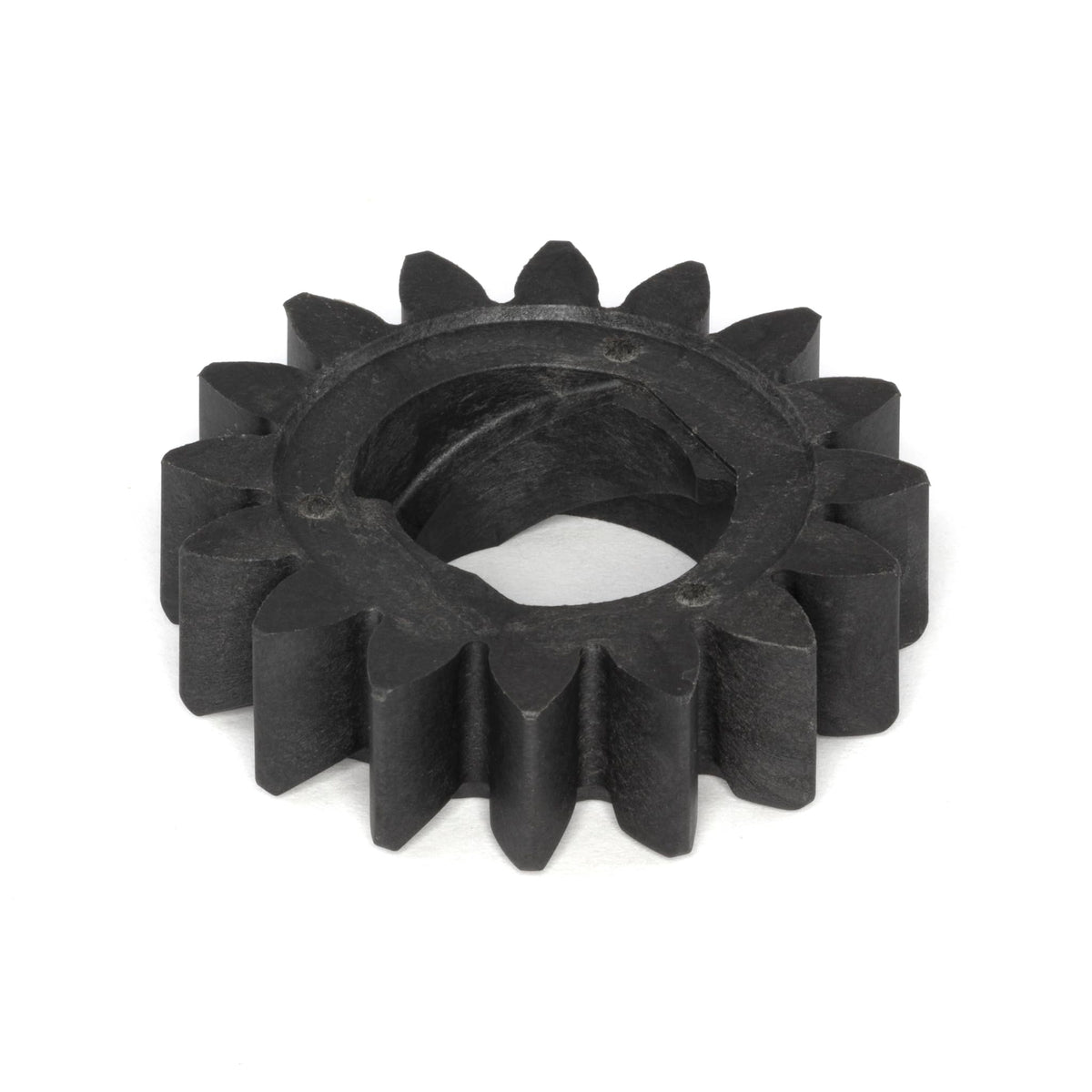 Briggs & Stratton 695708 pinion gear close-up showing precision teeth for smooth operation.