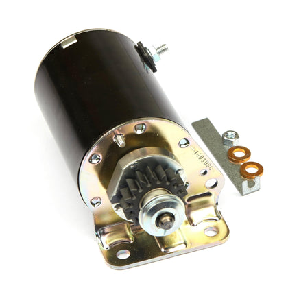 Briggs & Stratton 795121 starter motor front view for quick engine starts.