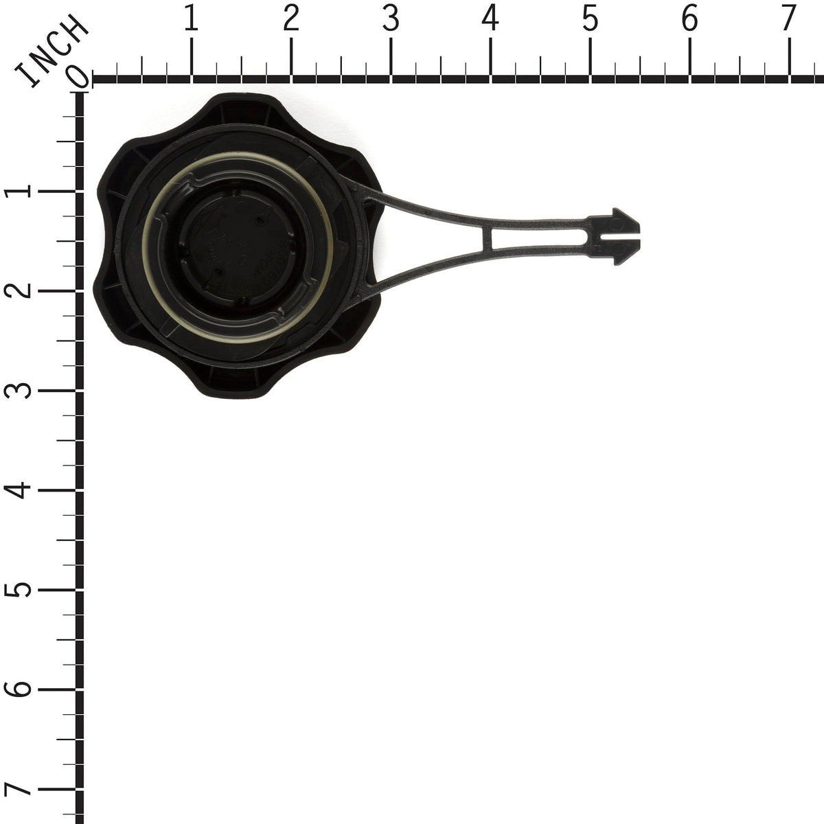 Briggs & Stratton 84004416 fuel cap close-up thread detail improves fit and spill prevention