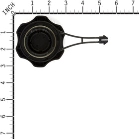Briggs & Stratton 84004416 fuel cap close-up thread detail improves fit and spill prevention
